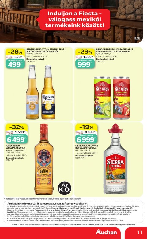 AUCHAN Hipermarket Nemzteközi konyha akciós újság
