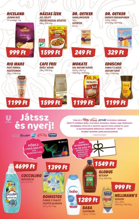 CBA akciós újság