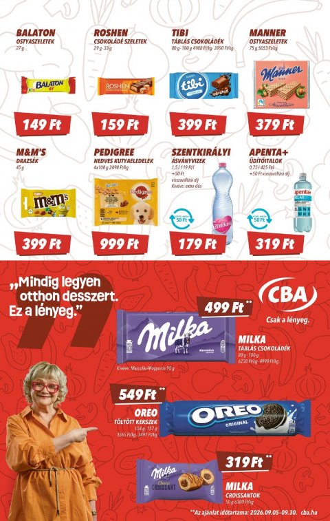CBA akciós újság