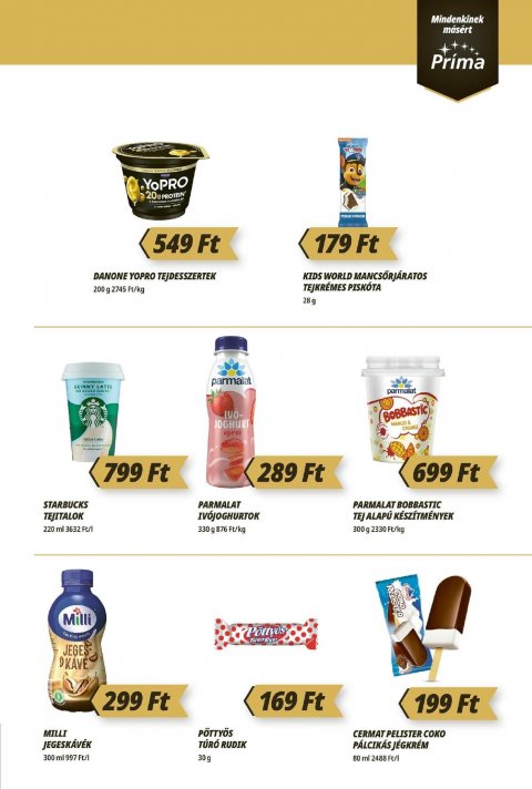 CBA Príma akciós újság