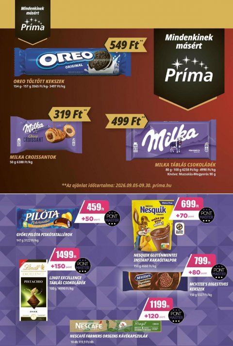 CBA Príma akciós újság