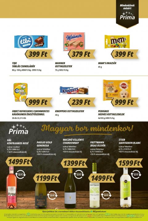 CBA Príma akciós újság