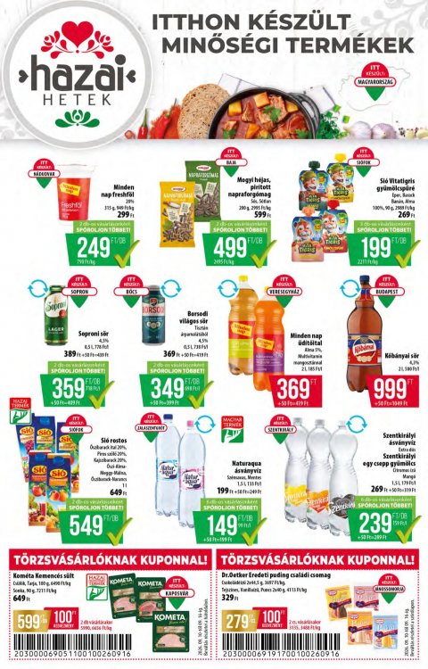 COOP Tisza akciós újság