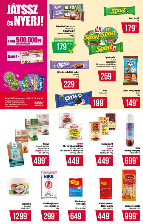 COOP Országos akciós újság