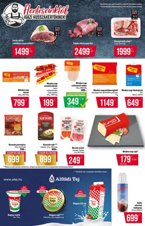 COOP Alföld akciós újság