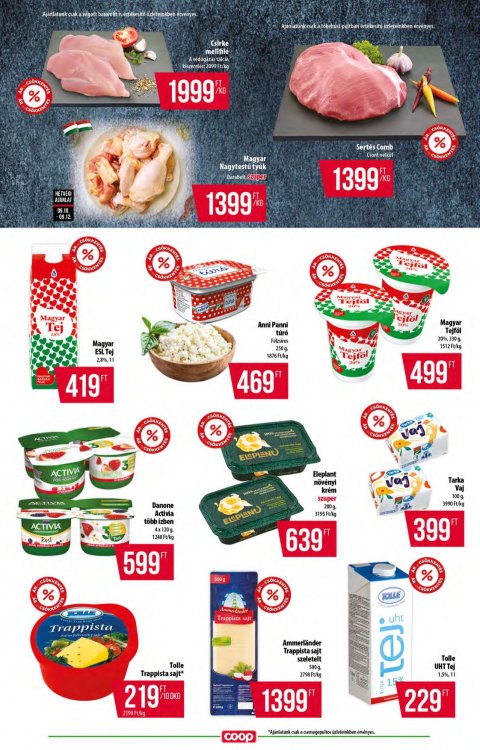 COOP Alföld akciós újság