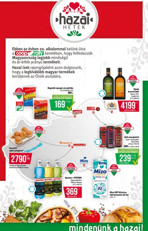 COOP Alföld akciós újság