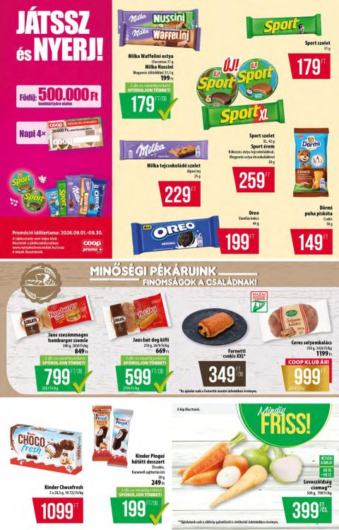 COOP Alföld akciós újság