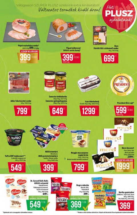 COOP Alföld akciós újság