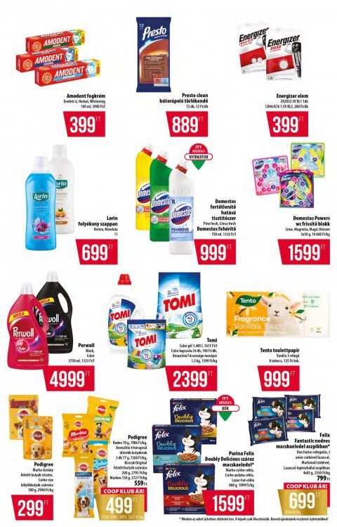 COOP Alföld akciós újság