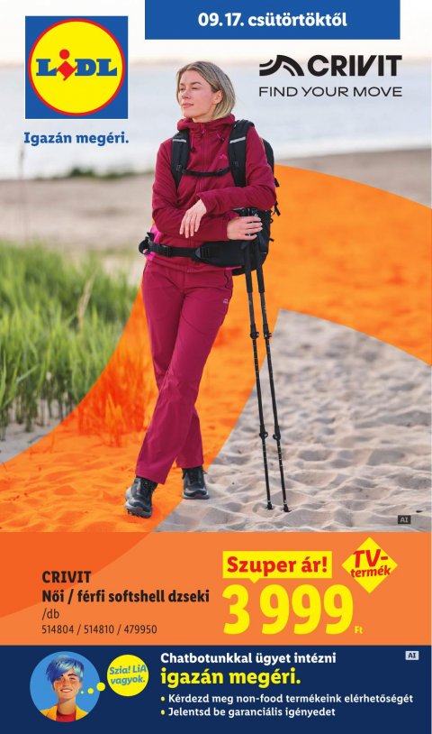 LIDL Nonfood akciós újság od 17. 9. 2026 do 17. 9. 2026
