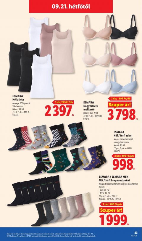 LIDL Nonfood akciós újság