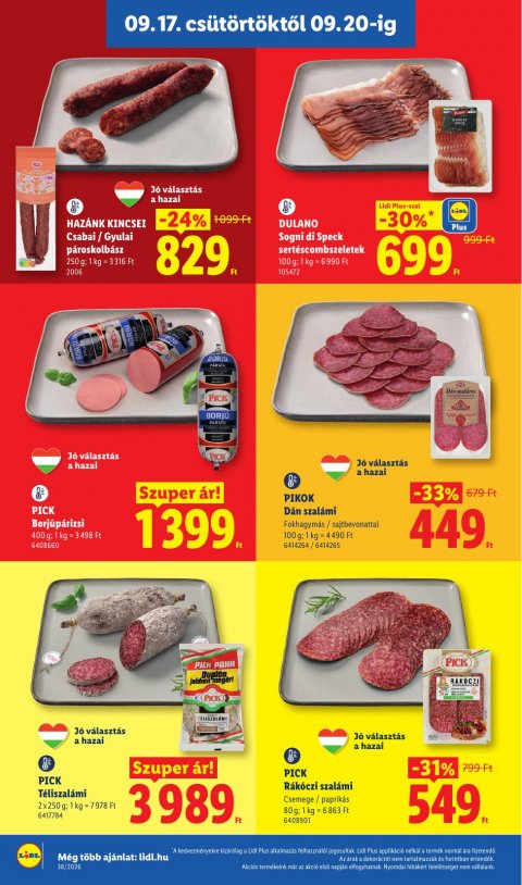 LIDL akciós újság