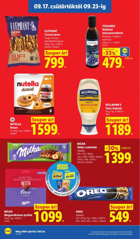 LIDL akciós újság