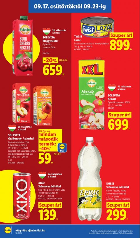 LIDL akciós újság