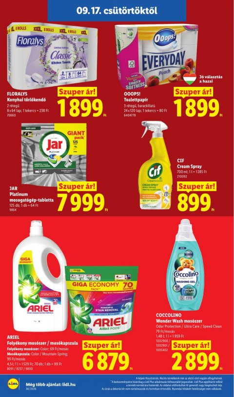 LIDL akciós újság