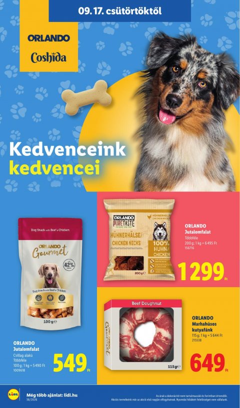 LIDL akciós újság