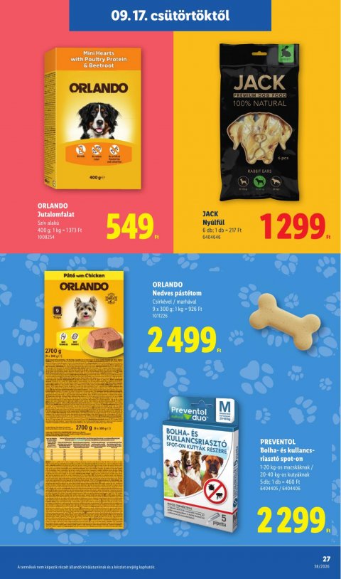 LIDL akciós újság
