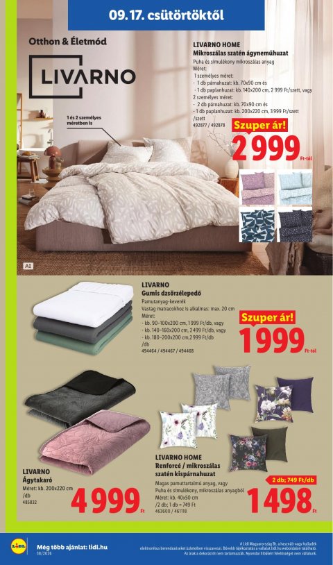 LIDL akciós újság