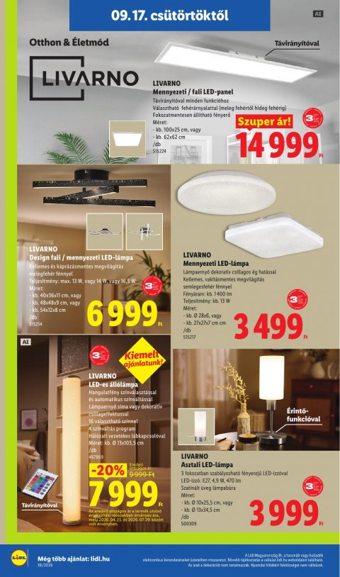 LIDL akciós újság