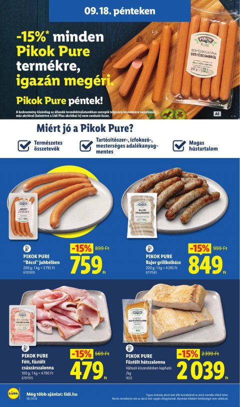 LIDL akciós újság