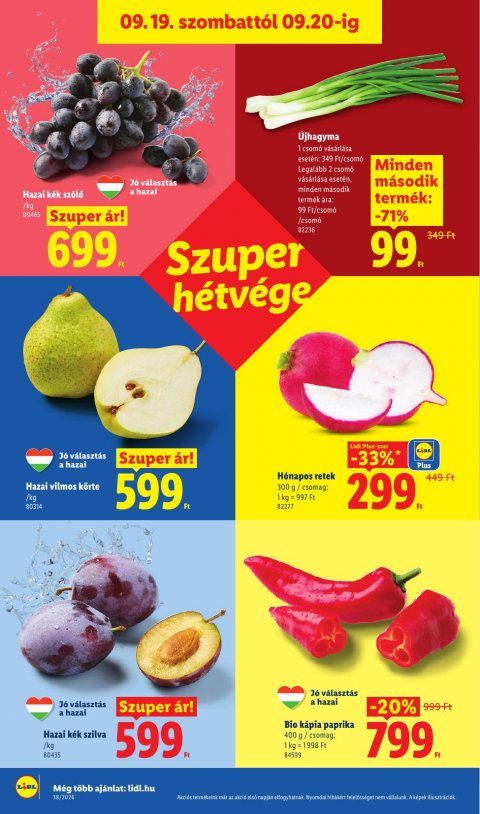 LIDL akciós újság