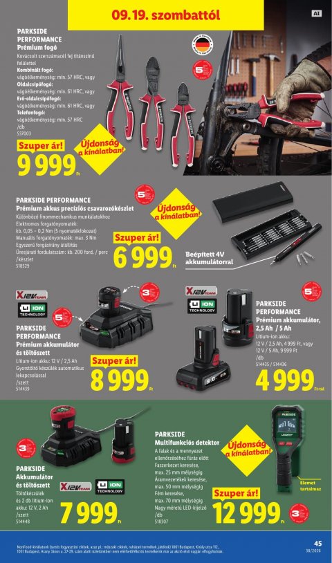 LIDL akciós újság