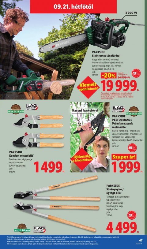 LIDL akciós újság