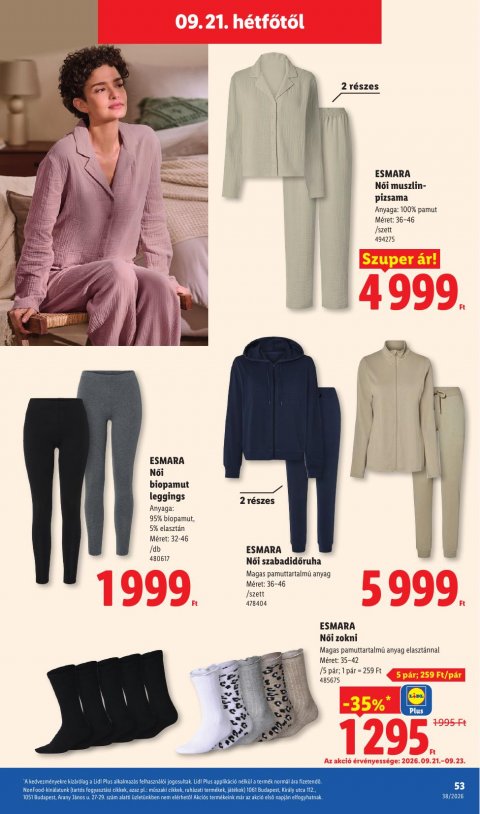 LIDL akciós újság