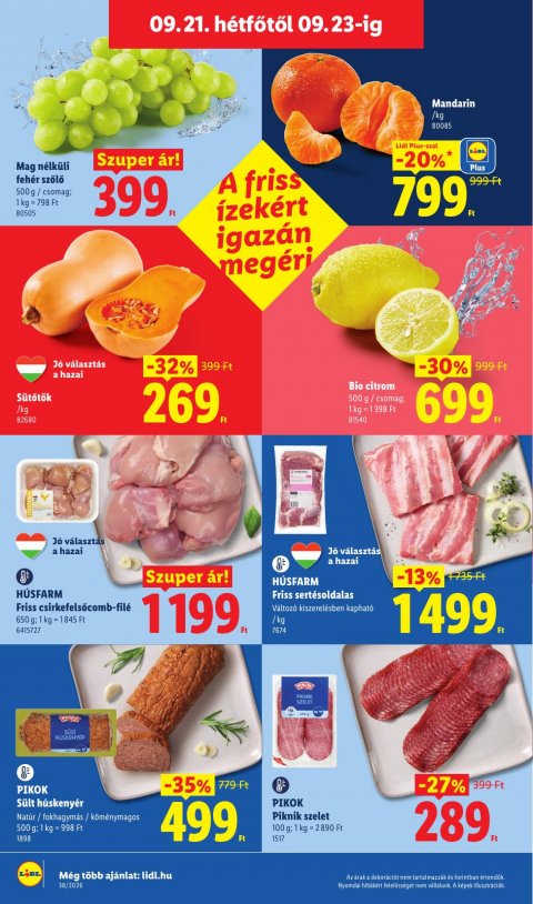 LIDL akciós újság
