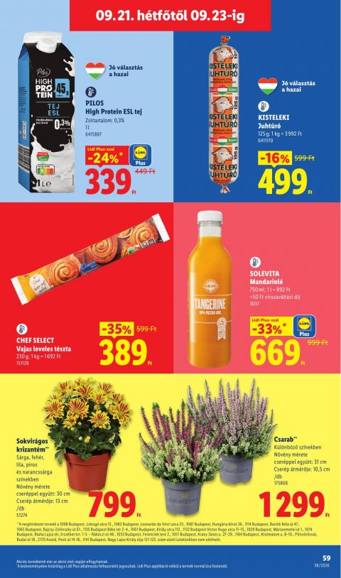 LIDL akciós újság