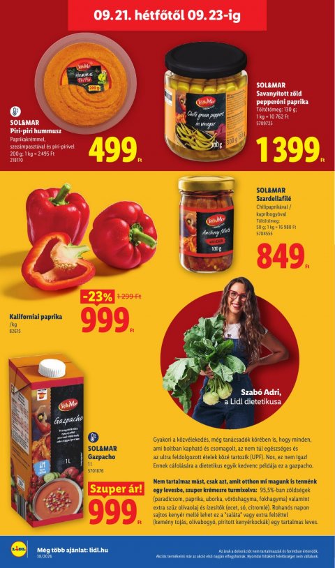 LIDL akciós újság