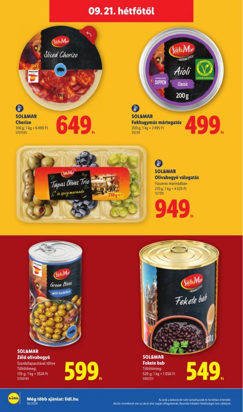 LIDL akciós újság