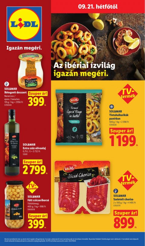 LIDL akciós újság