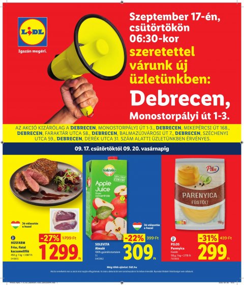 LIDL Regionális akciós újság od 17. 9. 2026 do 20. 9. 2026