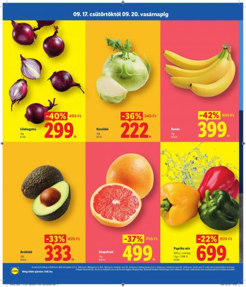 LIDL Regionális akciós újság