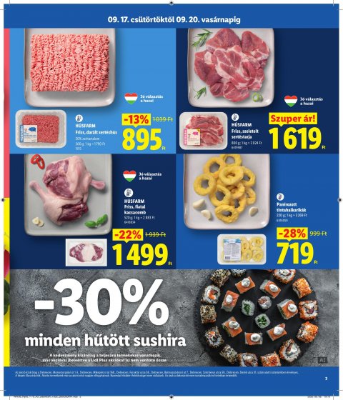 LIDL Regionális akciós újság