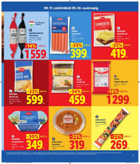 LIDL Regionális akciós újság