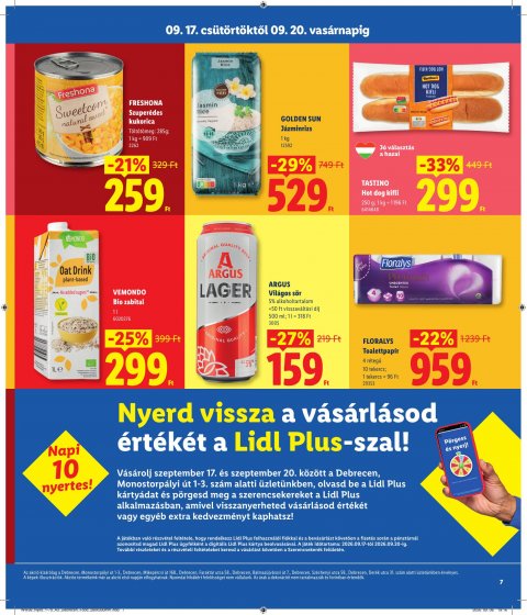 LIDL Regionális akciós újság