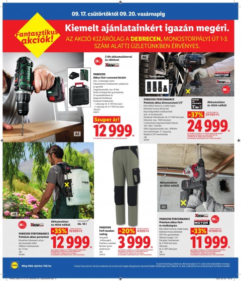 LIDL Regionális akciós újság