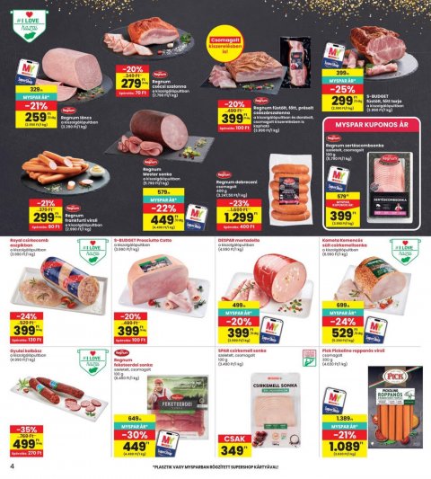 INTERSPAR akciós újság