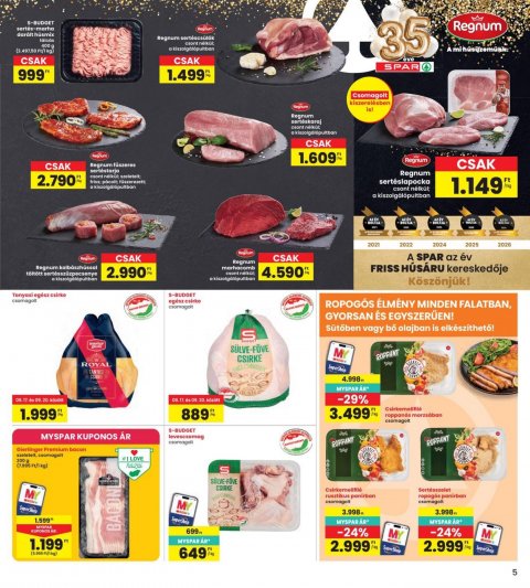 INTERSPAR akciós újság