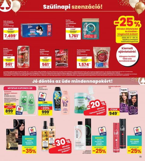 INTERSPAR akciós újság