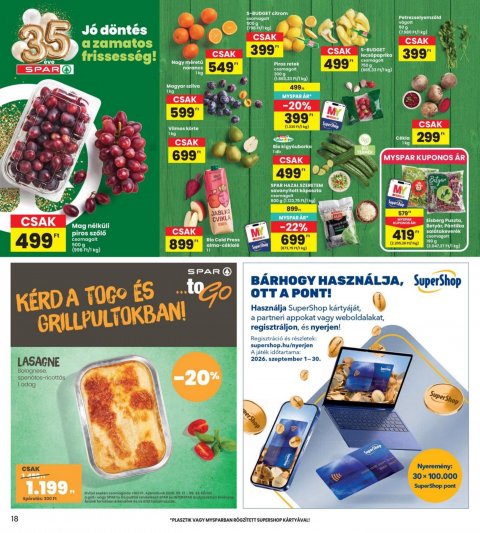 INTERSPAR akciós újság