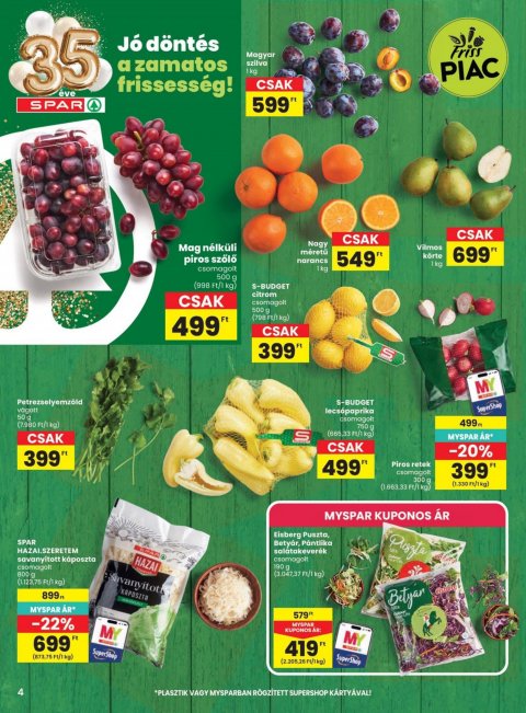 SPAR akciós újság