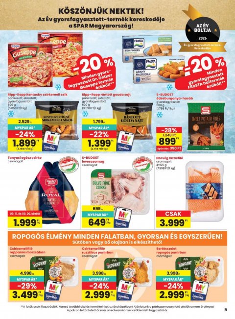 SPAR akciós újság