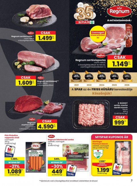 SPAR akciós újság