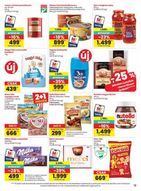 SPAR akciós újság