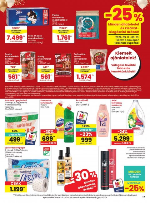 SPAR akciós újság