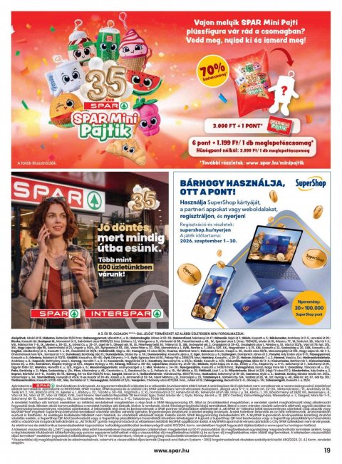 SPAR akciós újság